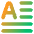 Initial Letter Icon from Core Gradient Set