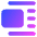 Insert Center Left 2 Icon from Core Gradient Set