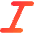 Italic Text Icon from Core Gradient Set