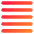 Justified Alignment Icon from Core Gradient Set
