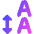 Line Spacing Icon from Core Gradient Set