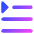 Paragraph Indent First Line Icon from Core Gradient Set
