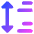 Paragraph Spacing Icon from Core Gradient Set