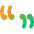 Quotation 1 Icon from Core Gradient Set