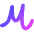 Script Font Icon from Core Gradient Set