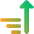 Sort Ascending Icon from Core Gradient Set