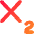 Subscript 1 Icon from Core Gradient Set