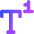 Superscript 2 Icon from Core Gradient Set