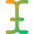 Text Bar Icon from Core Gradient Set
