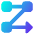 Text Flow Rows Icon from Core Gradient Set
