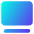 Text Image Top Icon from Core Gradient Set