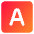 Text Square Icon from Core Gradient Set