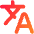 Translate Text Icon from Core Gradient Set