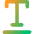 Underline Text 3 Icon from Core Gradient Set