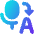 Voice Typing Word Convert Icon from Core Gradient Set