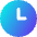 Circle Clock Icon from Core Gradient Set