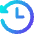 Rewind Clock Icon from Core Gradient Set