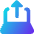 Upload Laptop Icon from Core Gradient Set