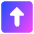 Upload Square Icon from Core Gradient Set
