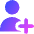 User Add Plus Icon from Core Gradient Set