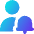 User Alert Bell Icon from Core Gradient Set