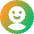 User Circle Avatar Happy Icon from Core Gradient Set