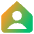 User Home Single Icon from Core Gradient Set