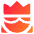 User Queen Crown Icon from Core Gradient Set