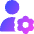 User Setting Gear Icon from Core Gradient Set