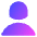 User Single Neutral Female Icon from Core Gradient Set