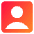 User Square Single Icon from Core Gradient Set