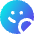 User Sticker Circle Icon from Core Gradient Set