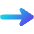 End Point Arrow Icon from Core Gradient Set