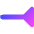 End Point Inverted Triangle Icon from Core Gradient Set