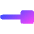 End Point Square Icon from Core Gradient Set
