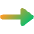 End Point Triangle Icon from Core Gradient Set