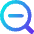 Zoom Out Icon from Core Gradient Set