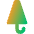 Closed Umbrella Icon from Core Gradient Set