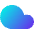 Cloud Icon from Core Gradient Set