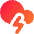 Lightning Cloud Icon from Core Gradient Set