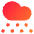 Snow Cloud Icon from Core Gradient Set