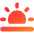 Sunset Icon from Core Gradient Set