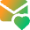 Inbox Favorite Heart Icon from Core Gradient Set