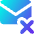 Mail Remove Icon from Core Gradient Set