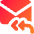 Mail Reply All Icon from Core Gradient Set