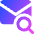 Mail Search Icon from Core Gradient Set