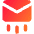 Mail Send Icon from Core Gradient Set