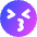 Smiley Emoji Kiss Nervous Icon from Core Gradient Set