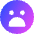 Smiley Sad Icon from Core Gradient Set