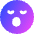 Smiley Sleepy Icon from Core Gradient Set